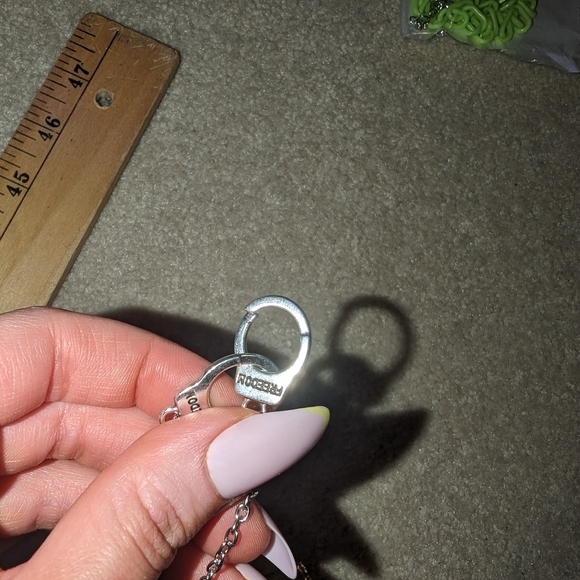 Fashion Handcuffs freedom single layer antique silver ankle bracelet - Picture 13 of 13